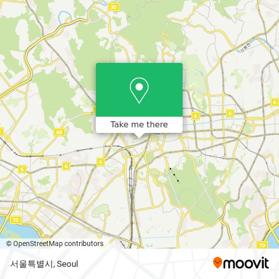서울특별시 map