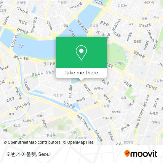 오번가아울렛 map