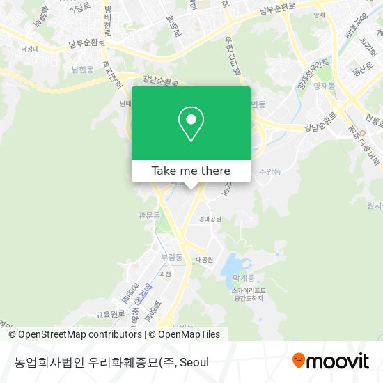 농업회사법인 우리화훼종묘 map