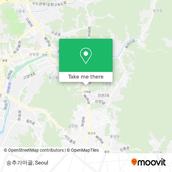 송추가마골 map