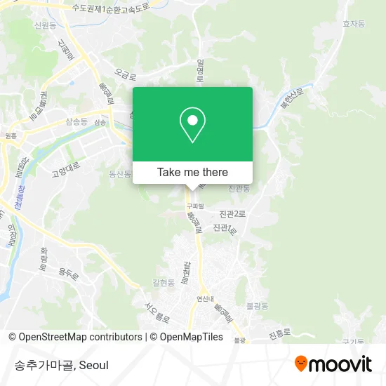 송추가마골 map