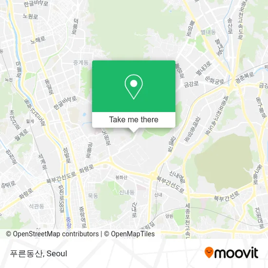 푸른동산 map