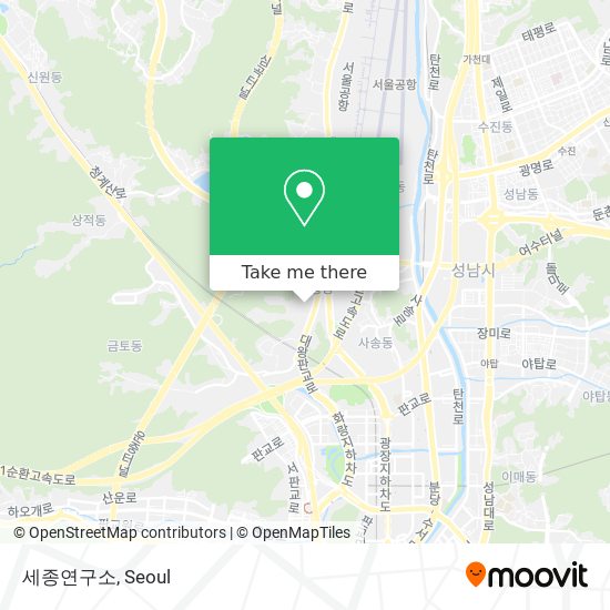 세종연구소 map