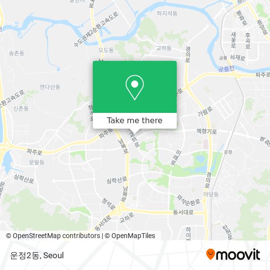 운정2동 map