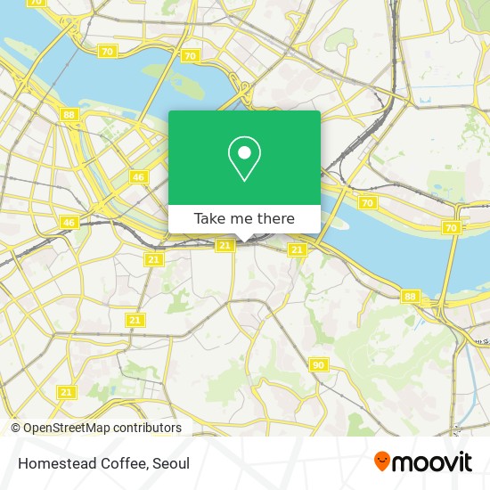 Homestead Coffee map