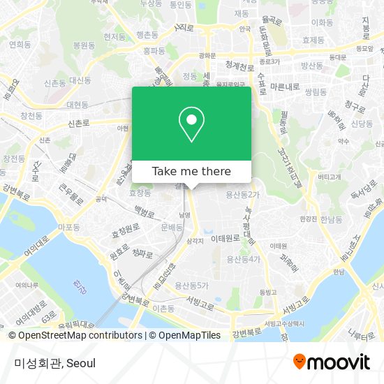 미성회관 map