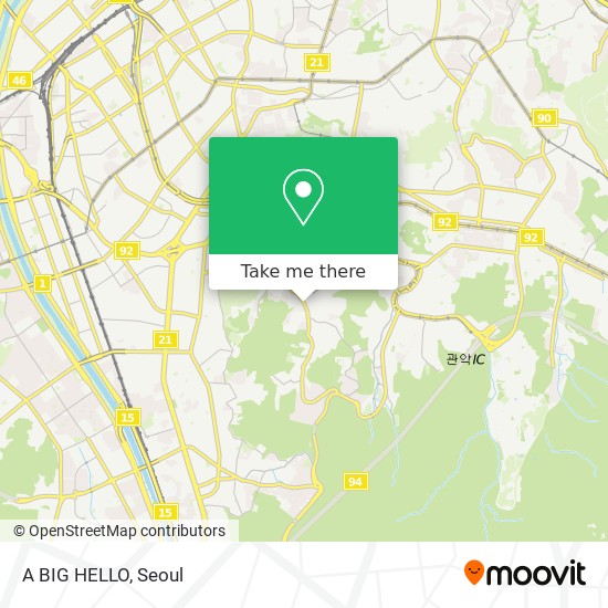 A BIG HELLO map