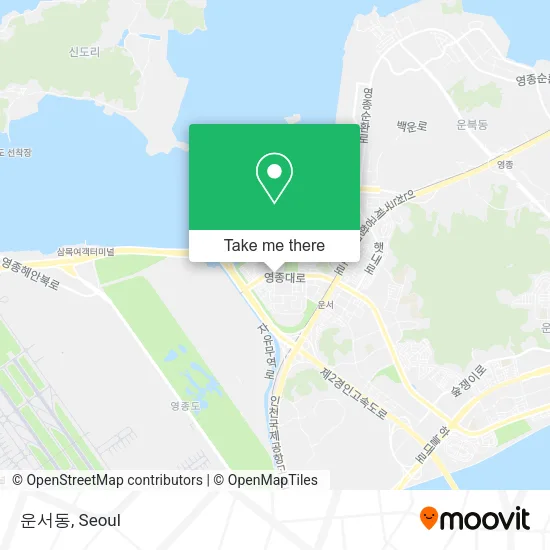 운서동 map