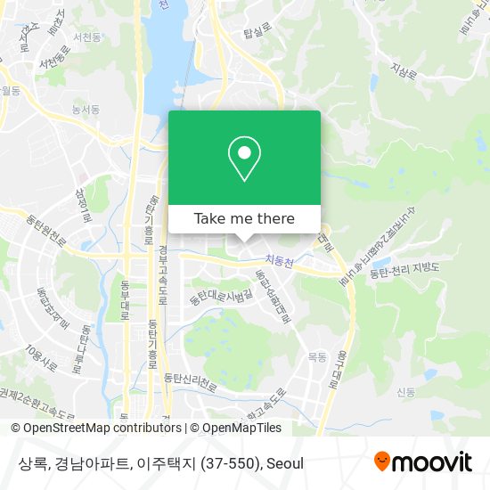 상록, 경남아파트, 이주택지 (37-550) map