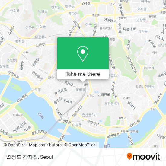 열정도 감자집 map