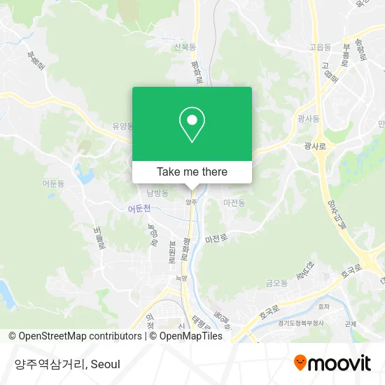 양주역삼거리 map
