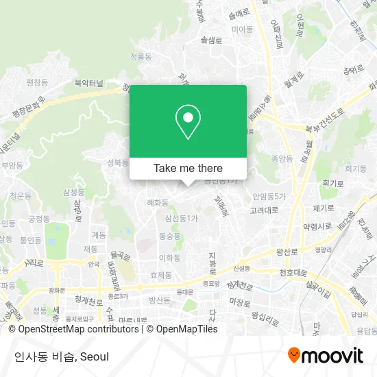 인사동 비솝 map
