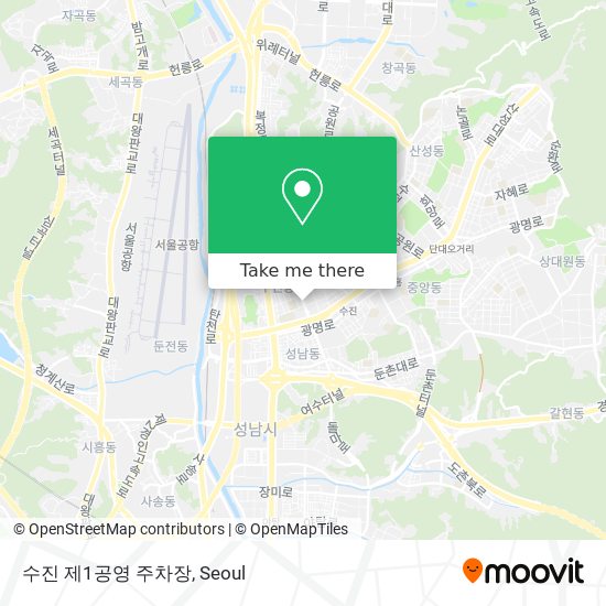 수진 제1공영 주차장 map
