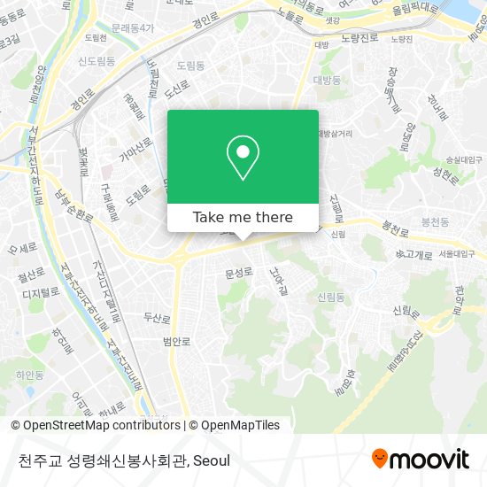 천주교 성령쇄신봉사회관 map