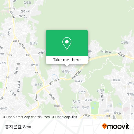 홍지문길 map