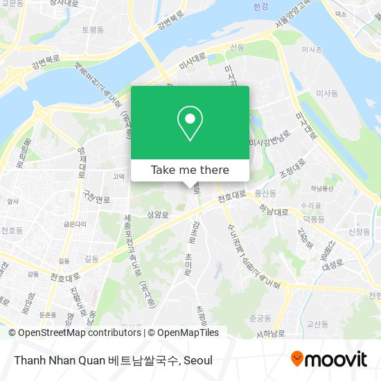 Thanh Nhan Quan 베트남쌀국수 map