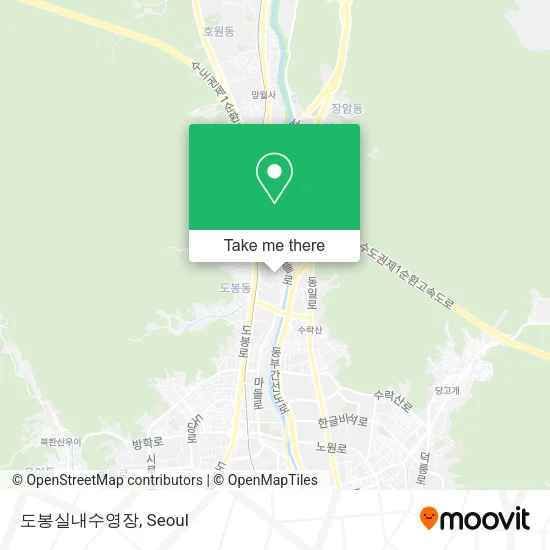 도봉실내수영장 map