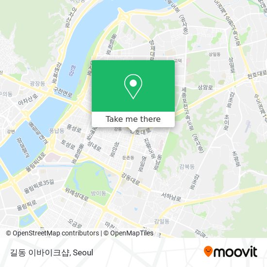 길동 이바이크샵 map