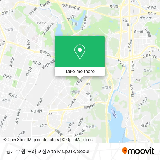 경기수원 노래교실with Ms.park map