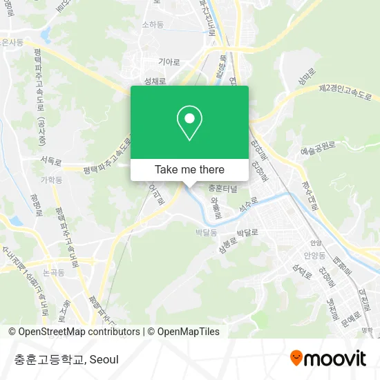 충훈고등학교 map
