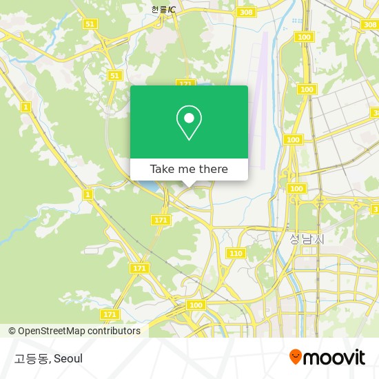 고등동 map