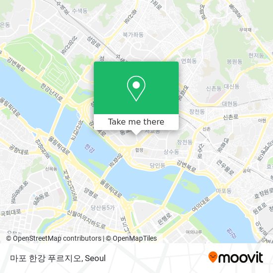 마포 한강 푸르지오 map