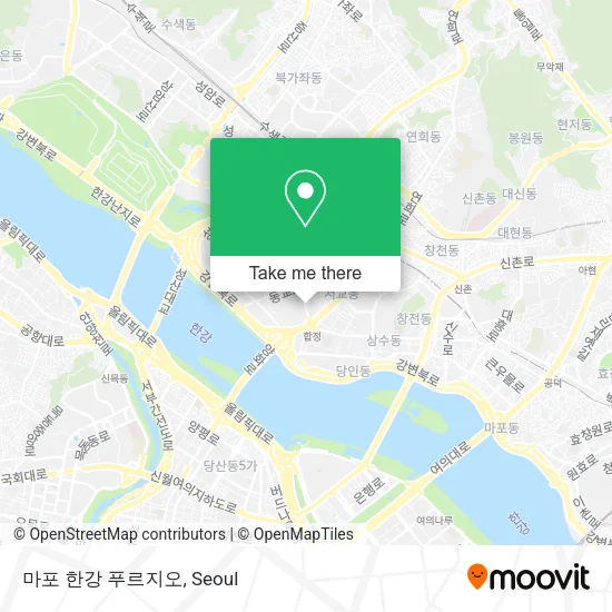 마포 한강 푸르지오 map