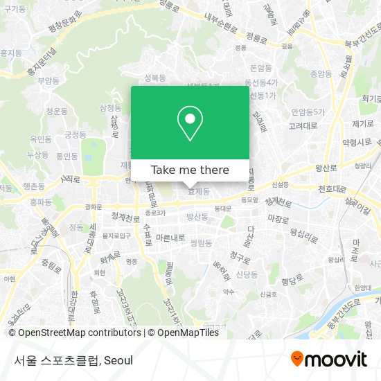 서울 스포츠클럽 map