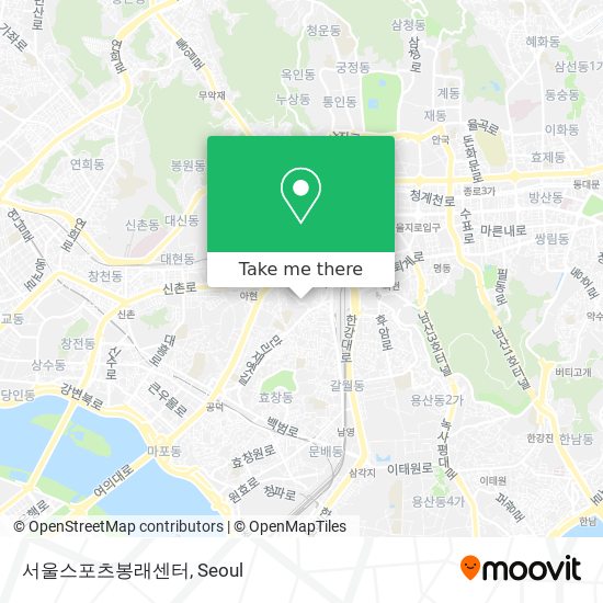 서울스포츠봉래센터 map