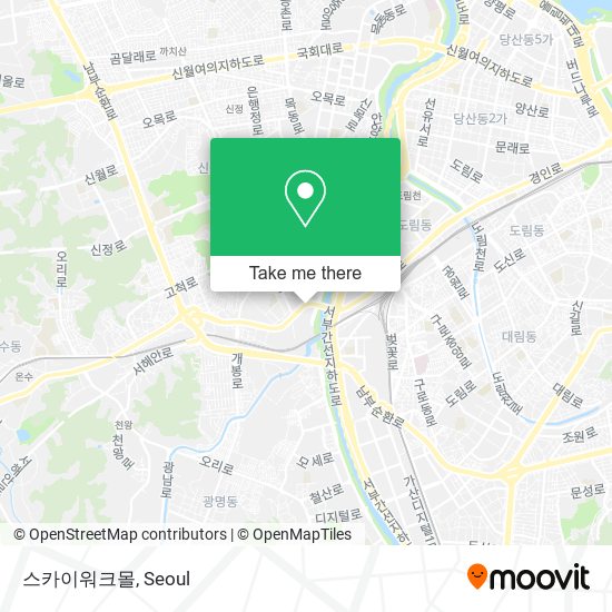 스카이워크몰 map