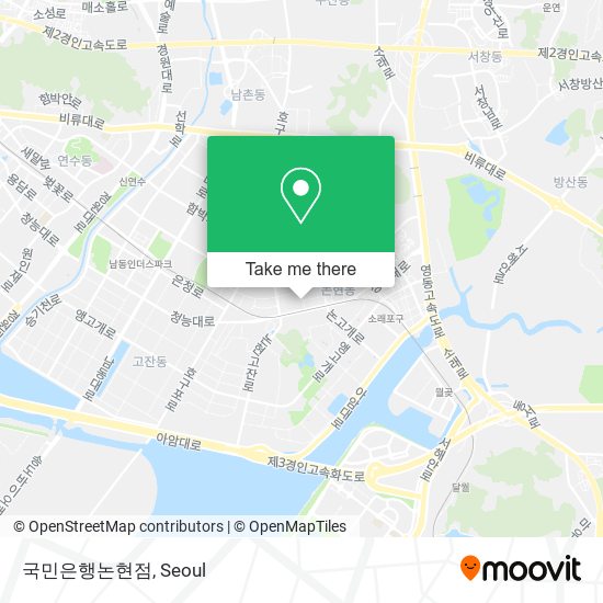 국민은행논현점 map