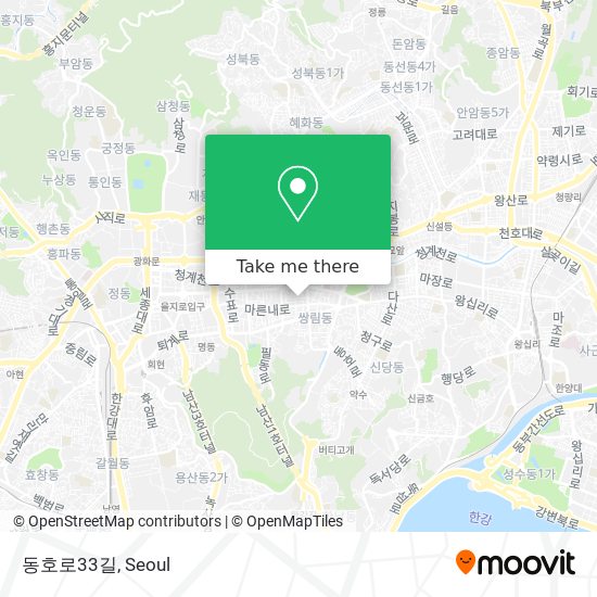 동호로33길 map