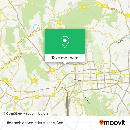 Läderach chocolatier suisse map