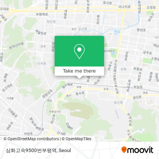 삼화고속9500번부평역 map