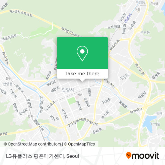 LG유플러스 평촌메가센터 map