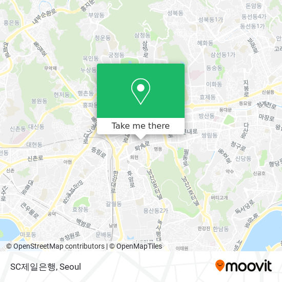 SC제일은행 map