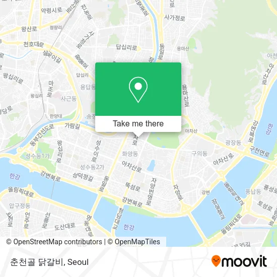 춘천골 닭갈비 map