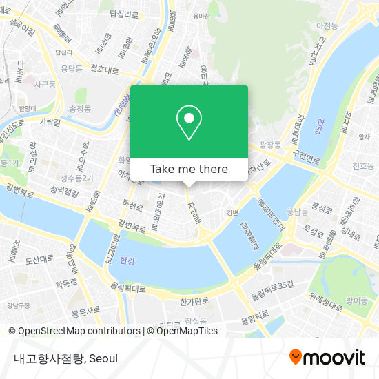 내고향사철탕 map