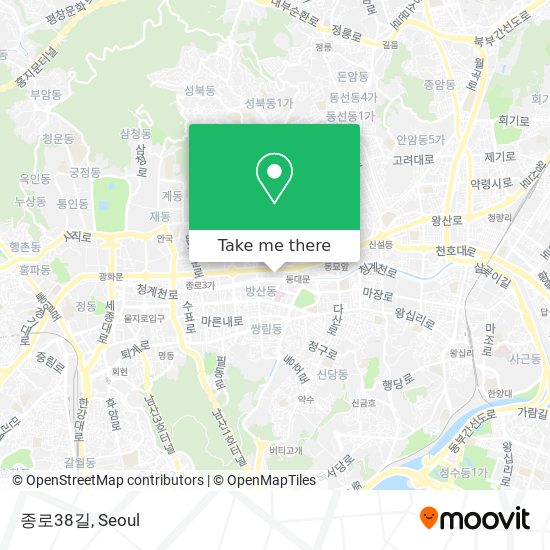 종로38길 map