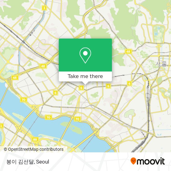 봉이 김선달 map