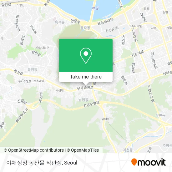 야채싱싱 농산물 직판장 map