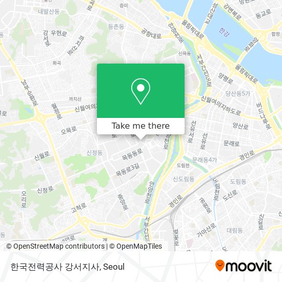 한국전력공사 강서지사 map