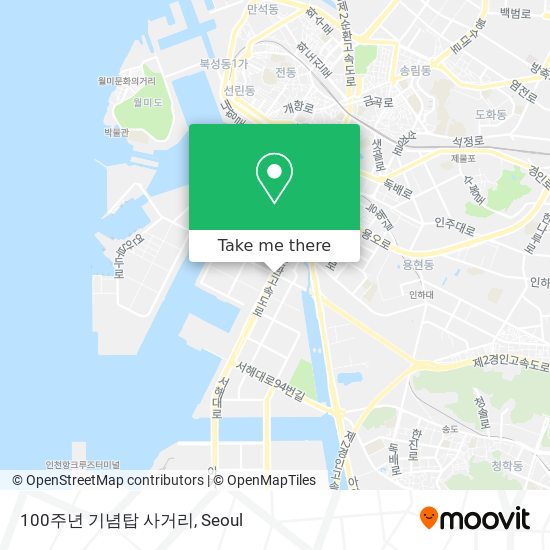 100주년 기념탑 사거리 map