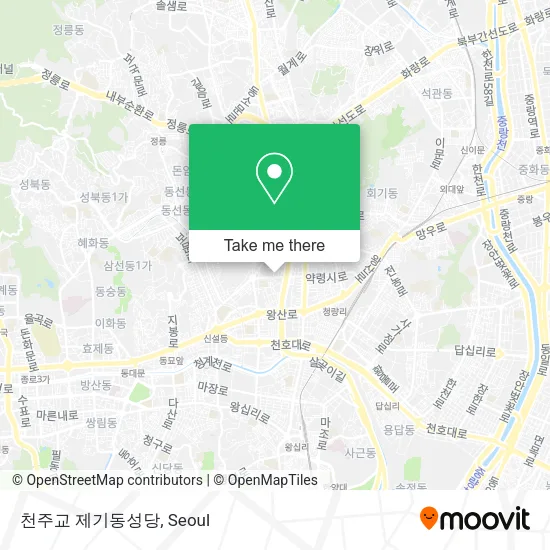 천주교 제기동성당 map