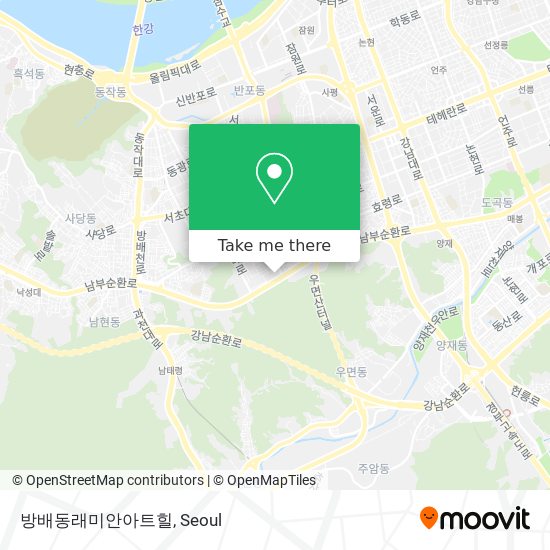 방배동래미안아트힐 map