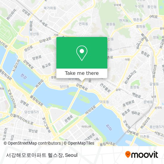 서강해모로아파트 헬스장 map