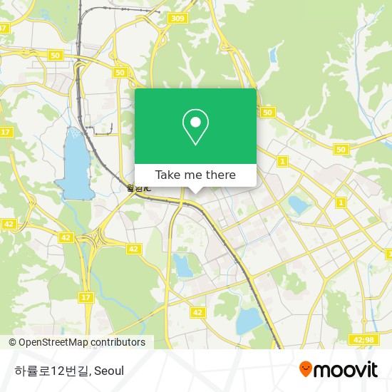 하률로12번길 map