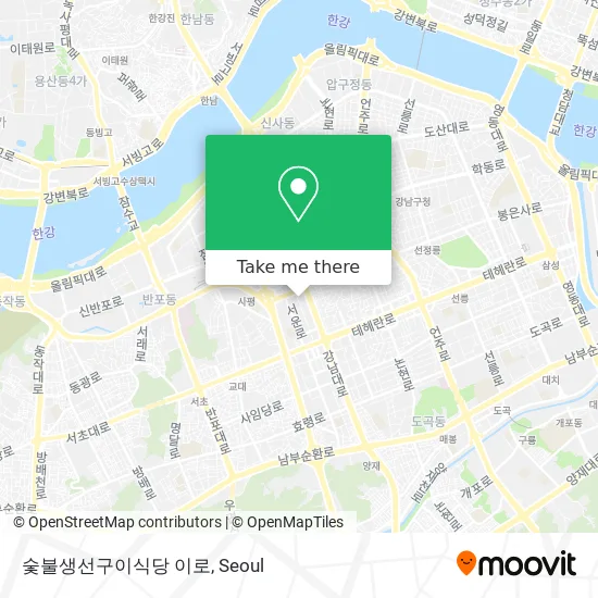 숯불생선구이식당 이로 map