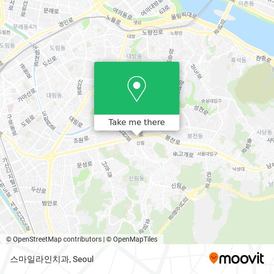 스마일라인치과 map