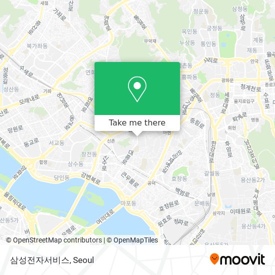 삼성전자서비스 map